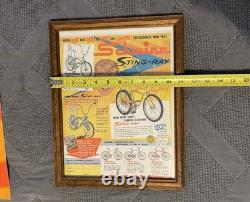 Schwinn Stingray 1964 Large Poster 1965 Metal Sign And Vintage Ad Rare Lot