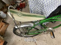 Schwinn Stingray 1980 Vintage Pea Picker Bicycle Green USA 48 states shipping