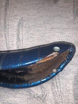 Schwinn Stingray Blue Sparkle Banana Bicycle Seat / 70's Vintage