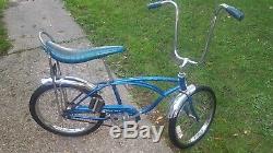 Schwinn Stingray Blue Vintage Bicycle Dec. 0 1978
