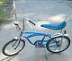 Schwinn Stingray Blue Vintage Bicycle Mar 1978 Chicago As-is