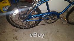 Schwinn Stingray Five Speed Blue Vintage Bicycle 70s