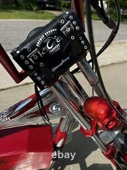Schwinn Stingray OCC Orange County Chopper Bicycle Red Vintage Electric e-bike