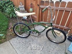 Schwinn Stingray Rare Fenderless Vintage Bicycle All Original Bike