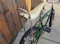 Schwinn Stingray Rare Fenderless Vintage Bicycle All Original Bike