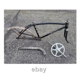 Schwinn Stingray Vintage 5-Speed Bicycle Frame, Fork, Crankset, Chain Guard