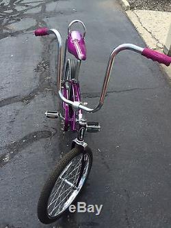 Schwinn Stingray Violet Purple Muscle Krate Bike Bicycle Vintage Original Parson