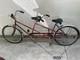 Schwinn Twin Tandem Bike Vintage Orange And Silver Good Condition