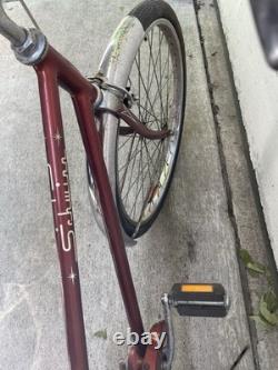 Schwinn Twin Tandem Bike Vintage Orange and Silver Good Condition