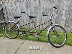Schwinn Twinn Vintage Brown Step Thru Tandem Bicycle