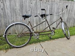 Schwinn Twinn Vintage Brown Step Thru Tandem Bicycle