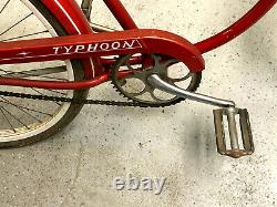 Schwinn Typhoon 2 speed kick-back red band hub vintage bicycle