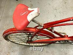 Schwinn Typhoon 2 speed kick-back red band hub vintage bicycle