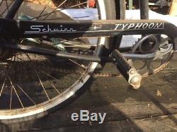 Schwinn Typhoon Bicycle Bike / Antique / Black / Vintage /collectable Beautiful