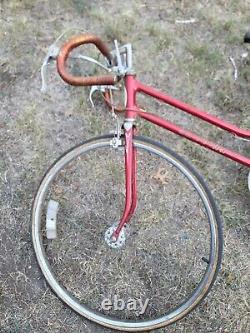 Schwinn Varsity Bicycle Red VTG 10 Speed 1970s Chicago USA Kickstand Outdoors