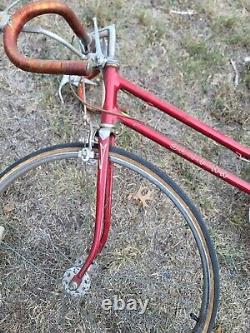 Schwinn Varsity Bicycle Red VTG 10 Speed 1970s Chicago USA Kickstand Outdoors