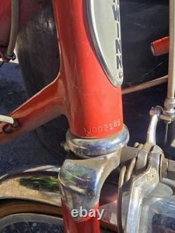 Schwinn Varsity Vintage Cruiser Bike Red 23in Steel Frame 27in Side Pull