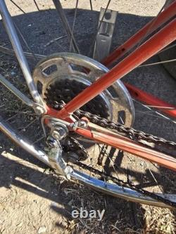 Schwinn Varsity Vintage Cruiser Bike Red 23in Steel Frame 27in Side Pull