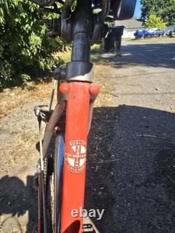 Schwinn Varsity Vintage Cruiser Bike Red 23in Steel Frame 27in Side Pull