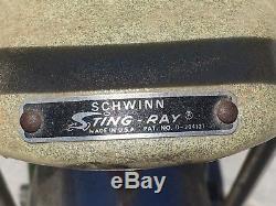 Schwinn Vintage 1968 Mini Twinn Sting Ray Tandem Green Bicycle Schwinn USA