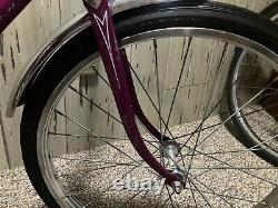 Schwinn Vintage 1969 Purple Girls Schwinn Stardust Sting-Ray Bicycle Slick Tire