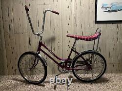 Schwinn Vintage 1969 Purple Girls Schwinn Stardust Sting-Ray Bicycle Slick Tire