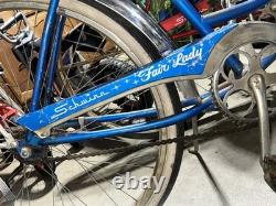Schwinn Vintage Bicycle Fair Lady Blue Pixie Original 1949 J941196 Rare
