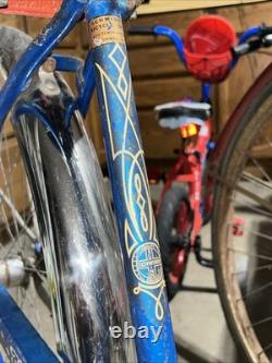 Schwinn Vintage Bicycle Fair Lady Blue Pixie Original 1949 J941196 Rare