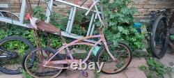 Schwinn Vintage Cruiser Bicycle Purple Steel Frame Classic Cruiser Style