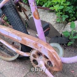Schwinn Vintage Cruiser Bicycle Purple Steel Frame Classic Cruiser Style