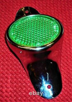 Schwinn Vintage Phantom Deluxe Rear Reflector With Green Glass