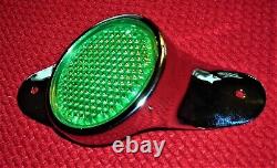 Schwinn Vintage Phantom Deluxe Rear Reflector With Green Glass