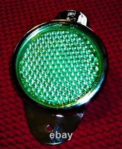 Schwinn Vintage Phantom Deluxe Rear Reflector With Green Glass