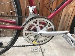 Schwinn Voyageur Touring Bicycle Columbus Tenax 57cm Vintage Burgundy