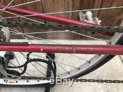 Schwinn Voyageur Touring Bicycle Columbus Tenax 57cm Vintage Burgundy