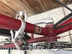 Schwinn Voyageur Touring Bicycle Columbus Tenax 57cm Vintage Burgundy