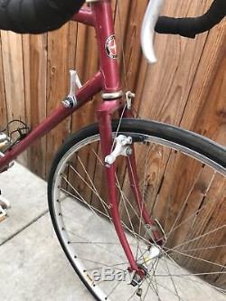 Schwinn Voyageur Touring Bicycle Columbus Tenax 57cm Vintage Burgundy