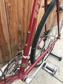 Schwinn Voyageur Touring Bicycle Columbus Tenax 57cm Vintage Burgundy