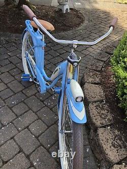 Schwinn Woman's Bicycle Vintage 1951 Starlet Springer Light Blue Rebuild