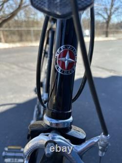 Schwinn World Sport Vintage Racing Bike Black Steel Frame Caliper Brakes