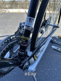Schwinn World Sport Vintage Racing Bike Black Steel Frame Caliper Brakes