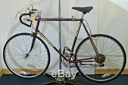Schwinn World Vintage Road Bike Ten Speed XL 63cm 27in 1985 lugged Steel Charity