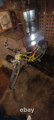 Schwinn Yellow Cruiser Bike 1970s Vintage