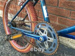 Schwinn bmx bicycle vintage Blue Competition Scrambler