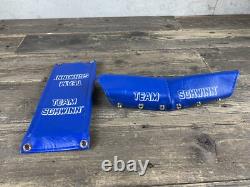 Schwinn pad set vintage blue double clamp handlebar old school