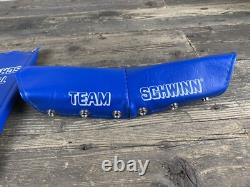 Schwinn pad set vintage blue double clamp handlebar old school