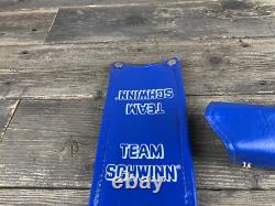 Schwinn pad set vintage blue double clamp handlebar old school
