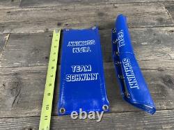 Schwinn pad set vintage blue double clamp handlebar old school