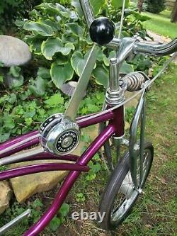Schwinn stingray'GRAPE KRATE' 68 slik springer drum brake vintage muscle bike