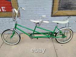 Schwinn stingray mini twinn tandem krate vintage muscle bike restored